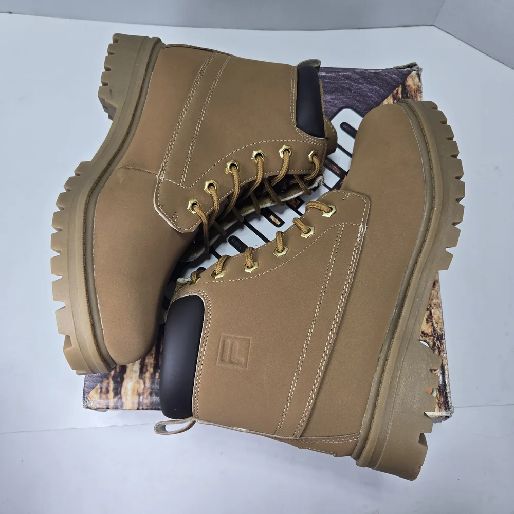 Fila Edgewater 12 Wheat Tan Outdoor Boots Men's Size 8 New w/ Small Flaws
